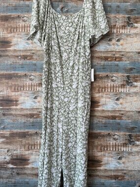 Winslow Women’s Olive Green Floral Romper - Lightweight Summer Style